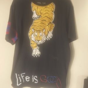 shiny tiger shirt